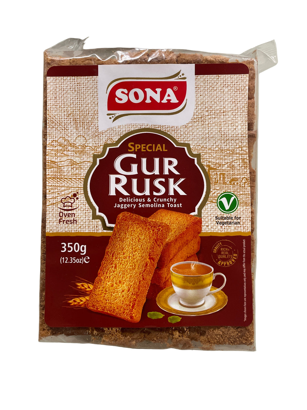 Sona Rusk Gur Jaggery 350g