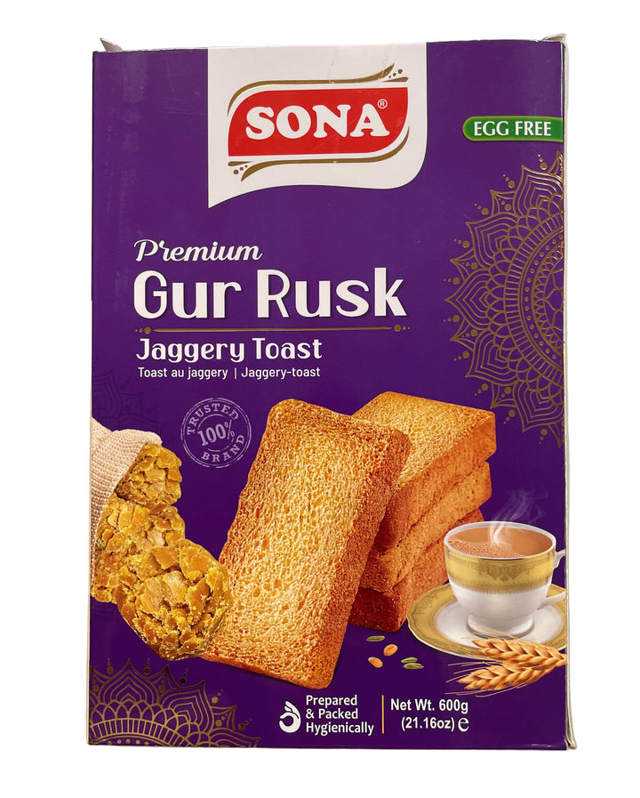Sona Rusk Gur Jaggery 600g