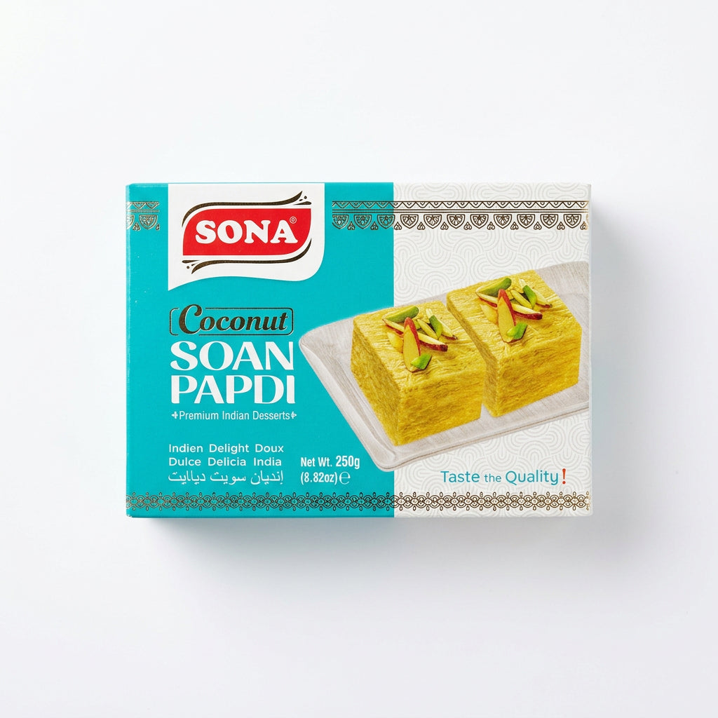 Sona Soan Papdi Coconut 250g