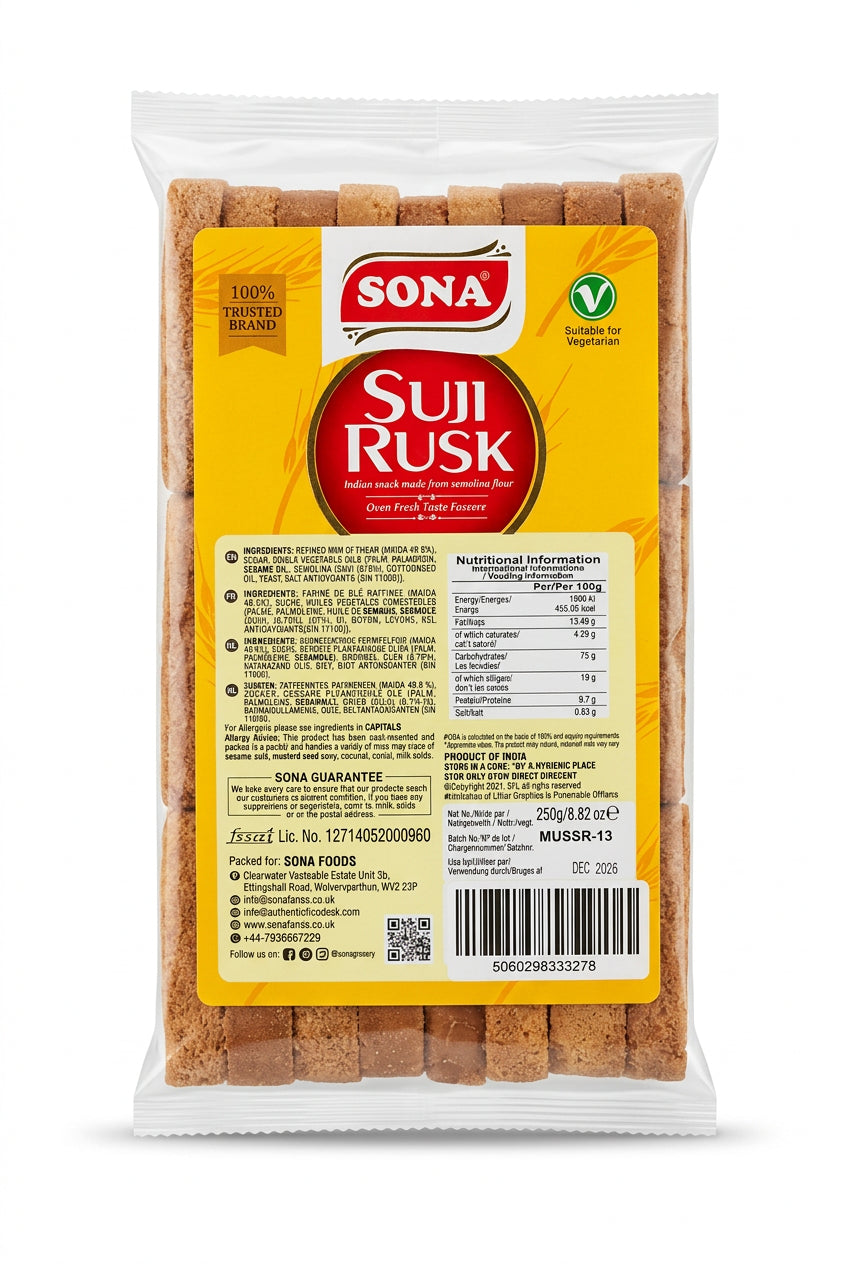 Sona Suji Rusk 250g