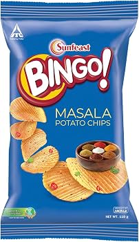 Sunfeast Bingo Potato Chips Masala 110g BBE 18 AUG 2026