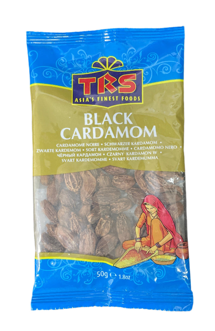 TRS Large Cardamon Black Moti Elaichi 50g