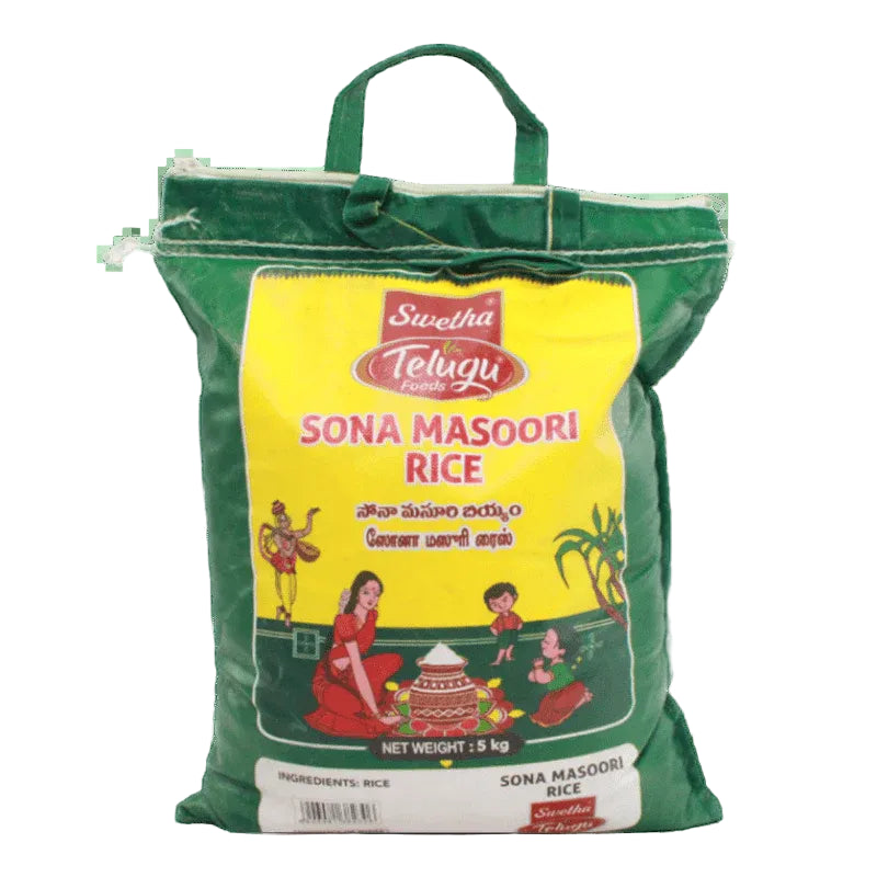 Telugu Foods Rice Sona Masoori 5kg