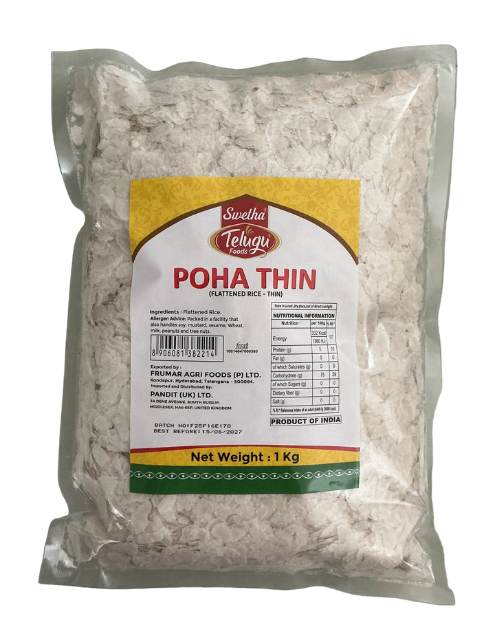 Telugu Foods Poha Thin 1kg