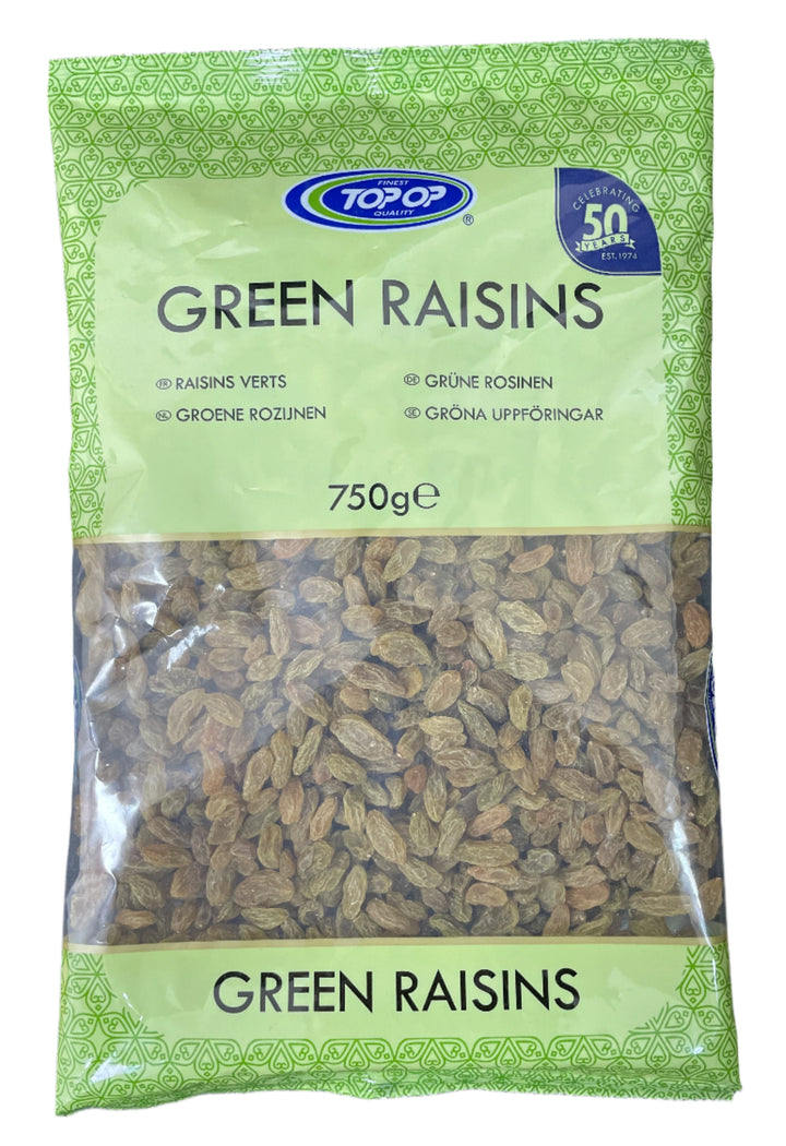 Top Op Green Raisins 750g