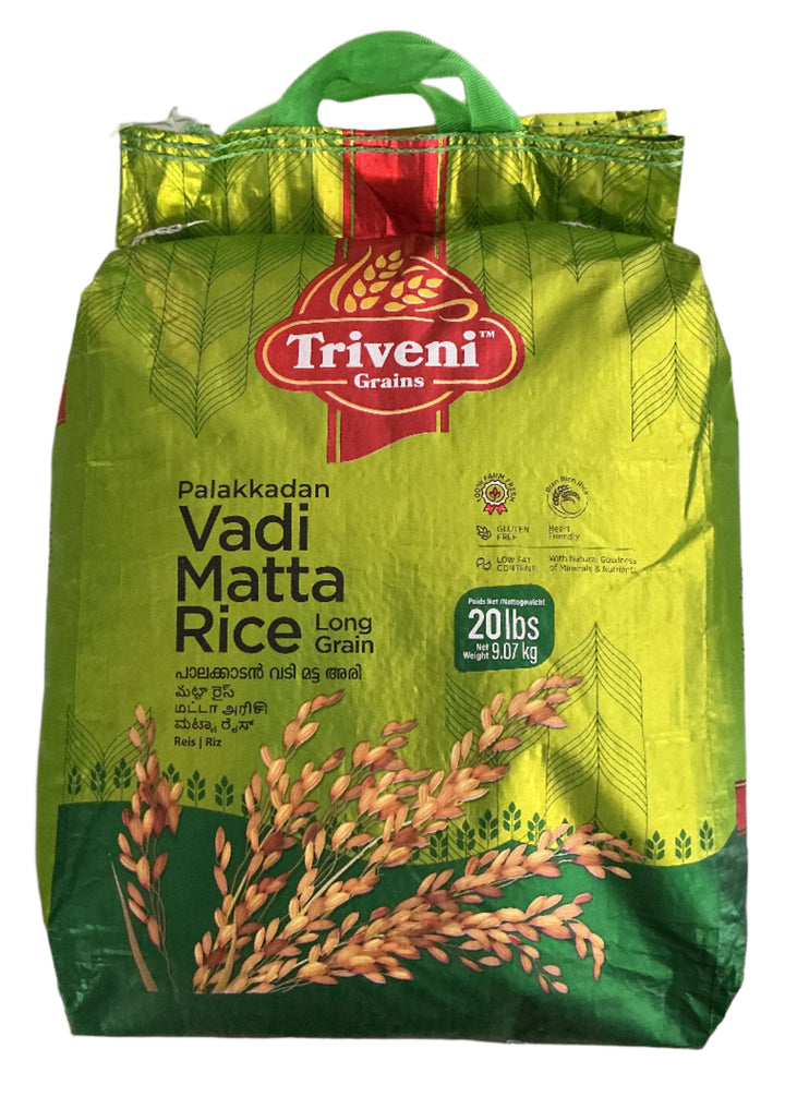 Triveni Palakkadan Rice Vaadi Matta Rice 9.07kg
