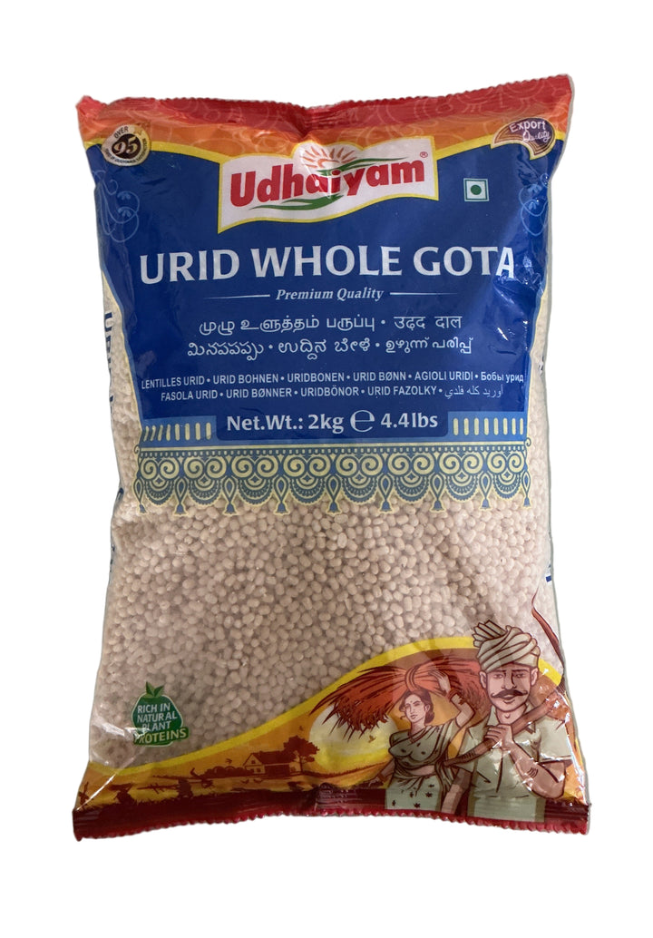 Udhaiyam Lentils Urid Whole Gota 2kg