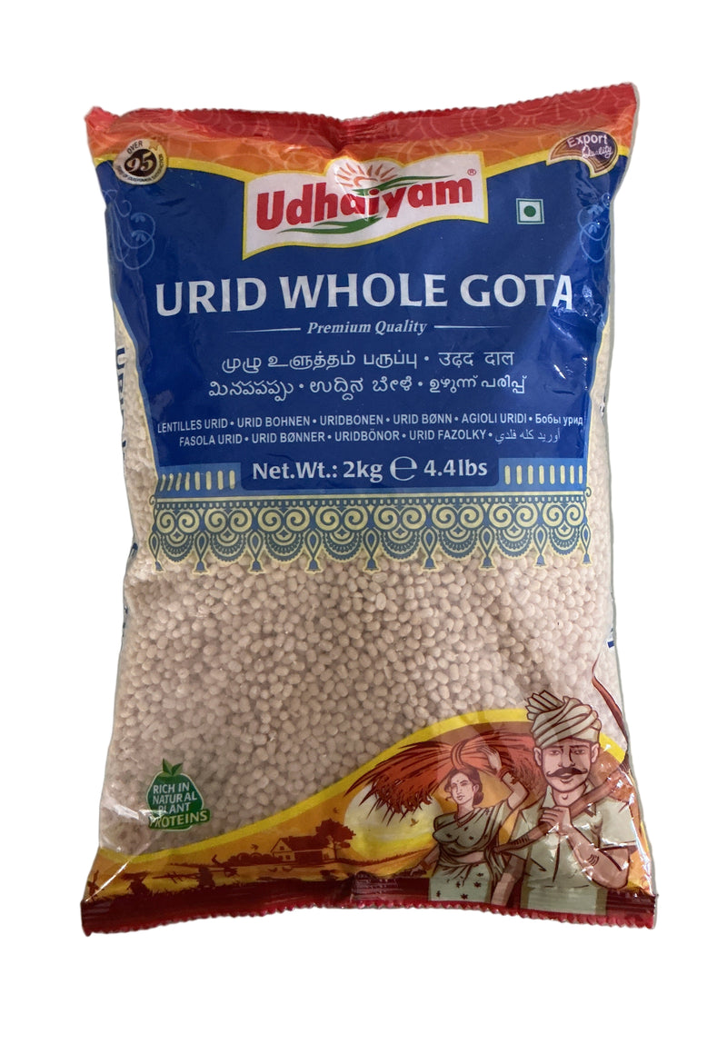 Udhaiyam Lentils Urid Whole Gota 2kg