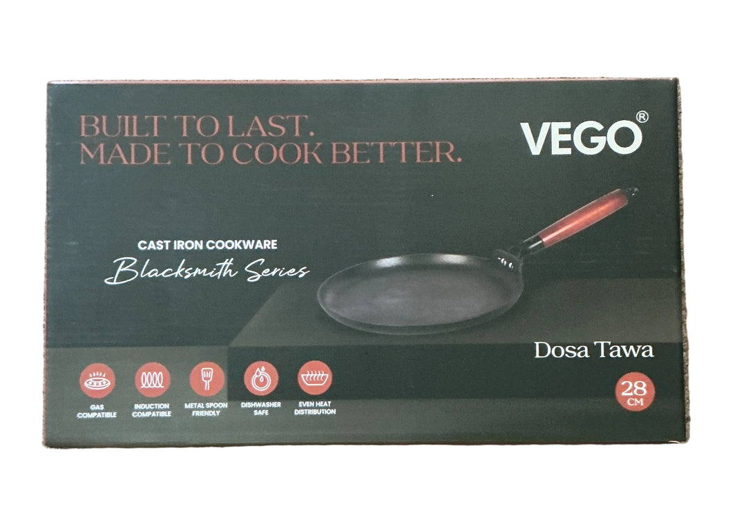Vego Tawa Cast Iron Dosa 28cm