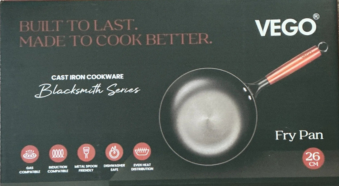 Vego Fry Pan Cast Iron 26cm