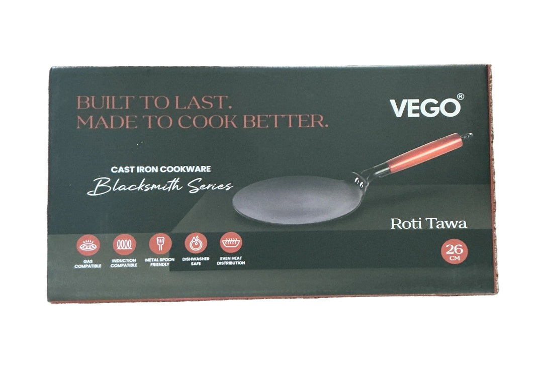 Vego Tawa Cast Iron Roti 26cm
