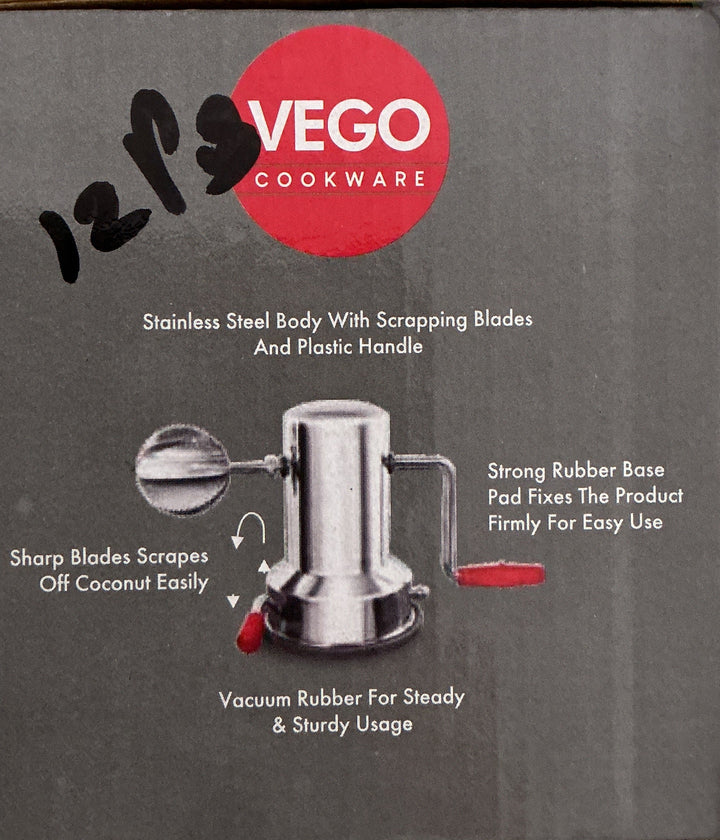 Vego Coconut Scraper with Vacum Base