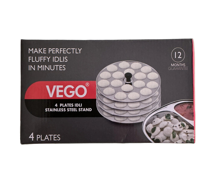 Vego Stainless Steel Idli Stand 4 Plates