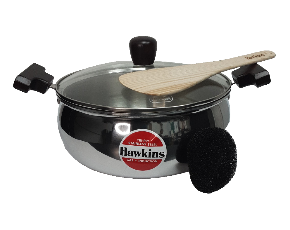 Hawkins Stainless Steel Handi 5Litre