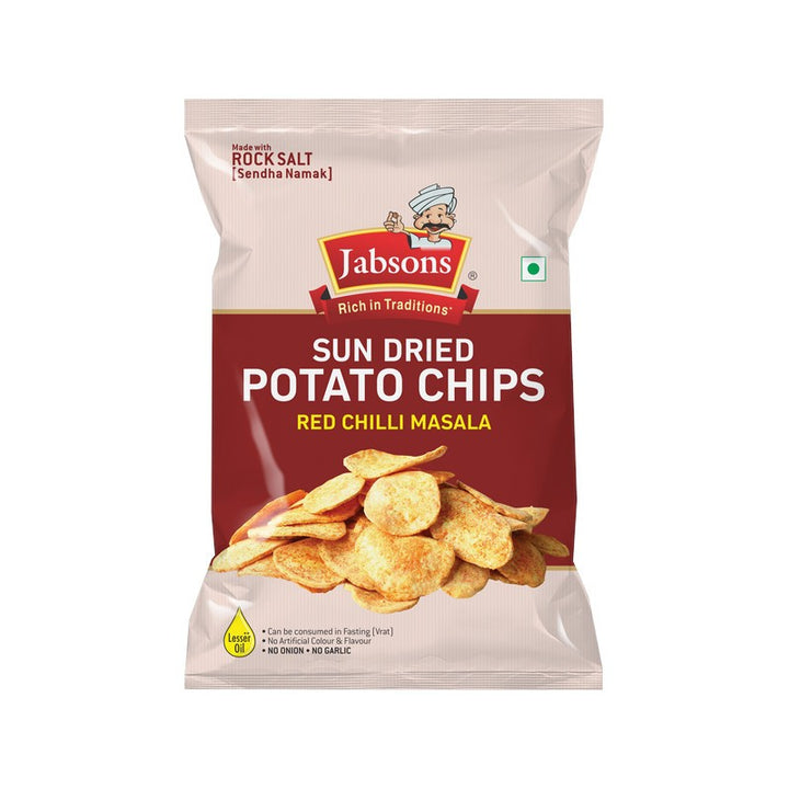 Jabsons Potato Chips Red Chilli Masala 110g