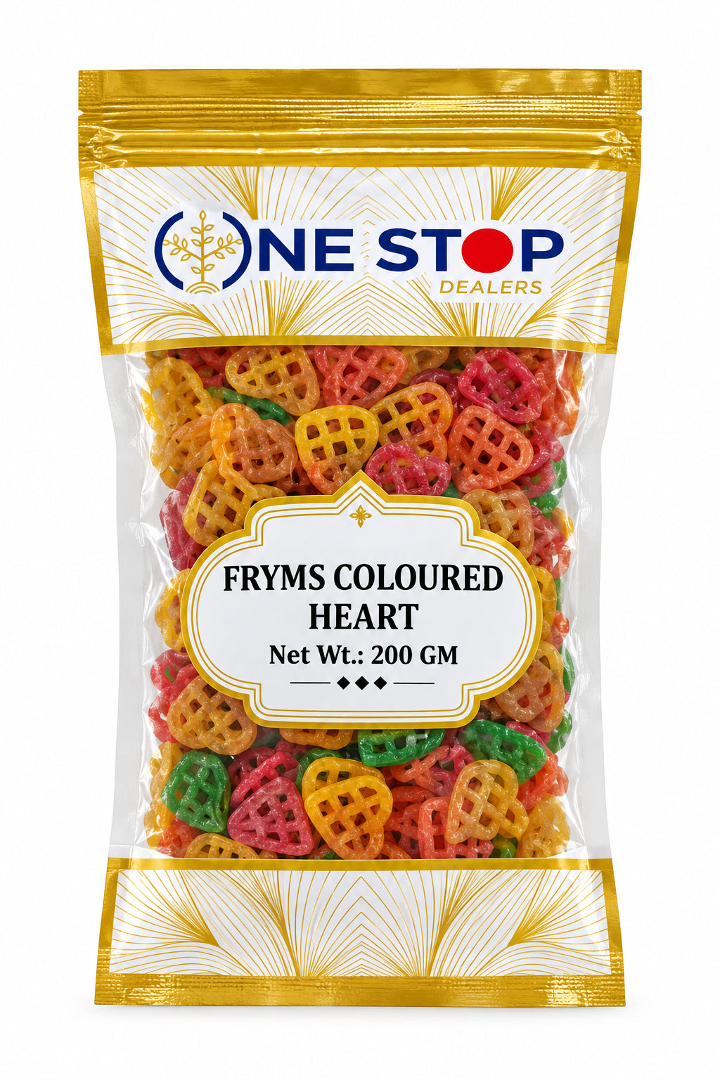 One Stop Fryms Coloured Hearts 200g
