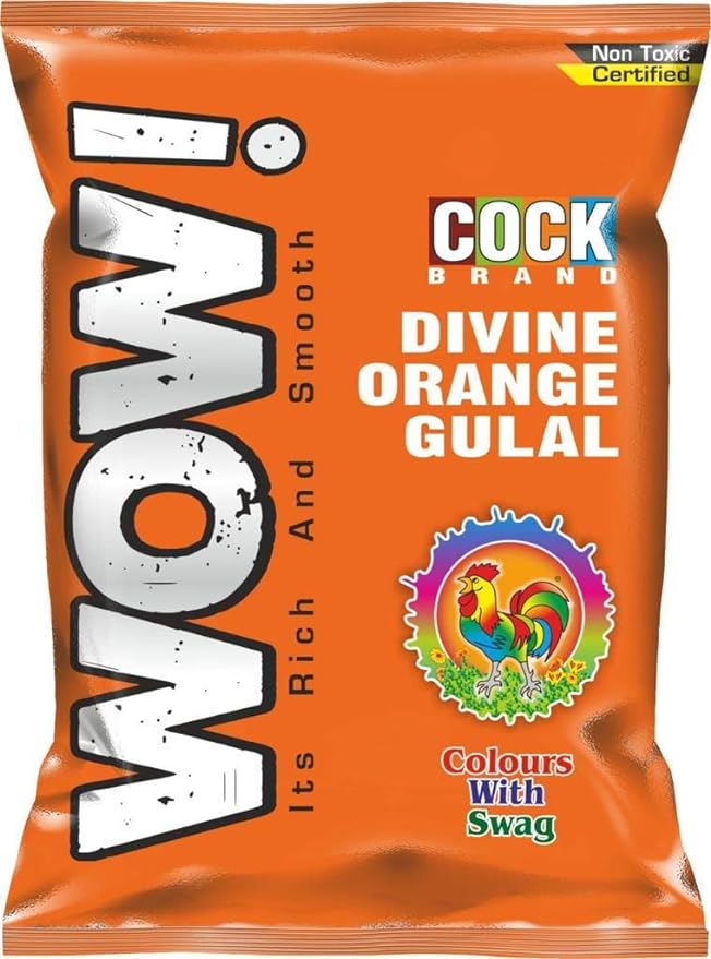 Murga Chaap Orange Gulal Holi Colours 80g Mix & Match Buy 1 Get 1 Free