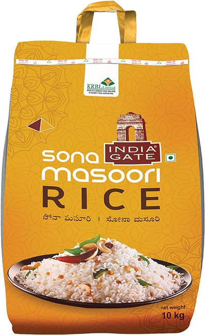 India Gate Sona Masoori Rice 10Kg