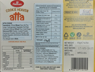 Haldiram Cookie Heaven Atta 175g