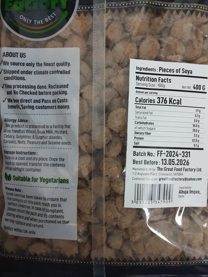 Food Factory Soya Chunks 400g