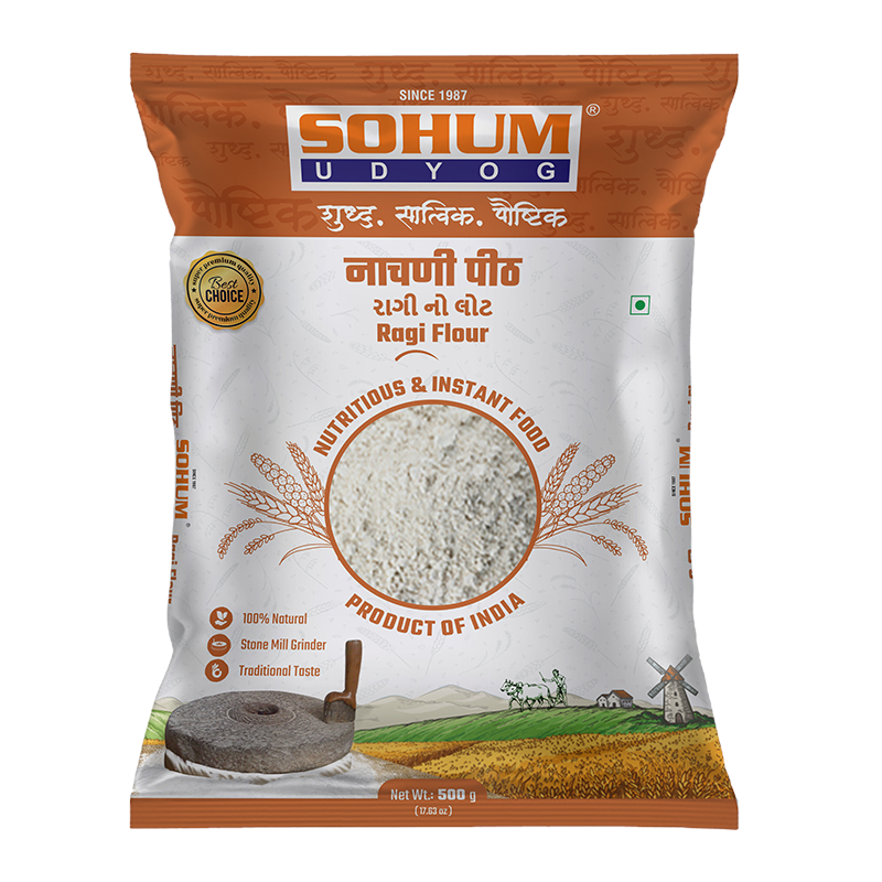 Sohum Udyog Flour Ragi 500g - ExoticEstore