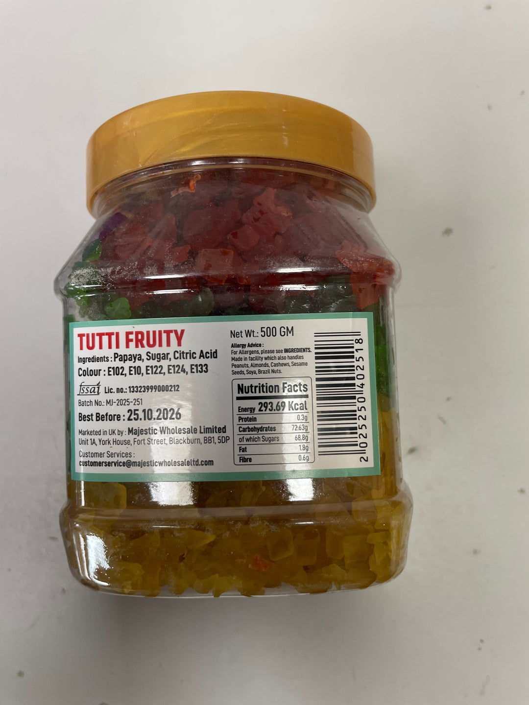 Majestic Tutti Fruity 400g