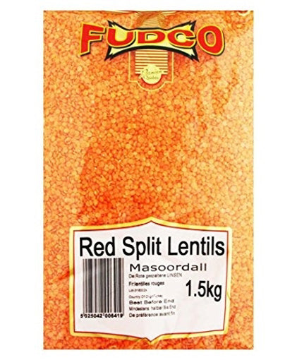 Fudco Red Split Lentils Masoor dal 1.5kg