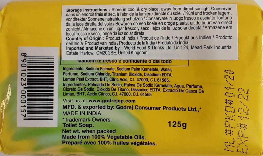 Cinthol Lime Fresh Soap 75g