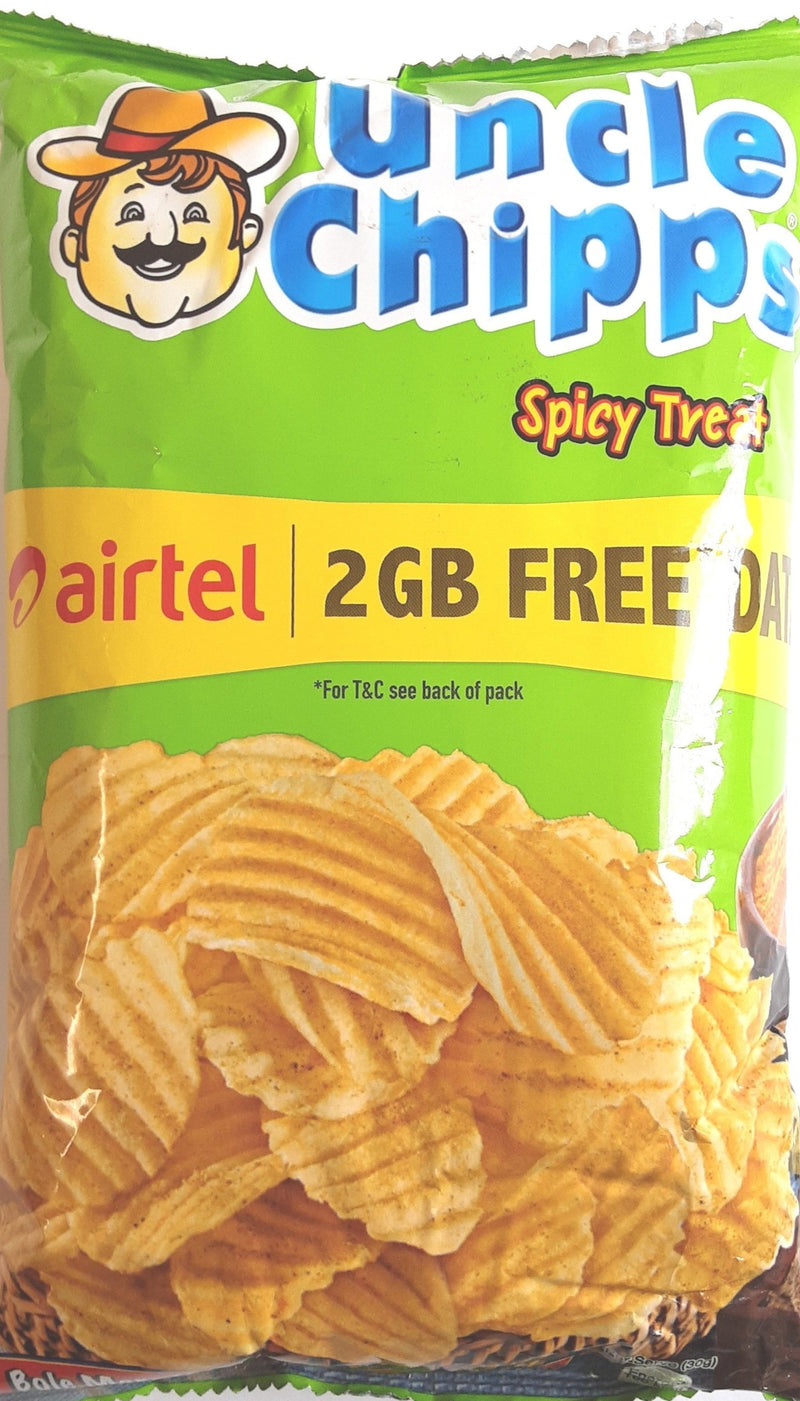 Uncle Chipps Spicy Treat 55g 2 For £1.20