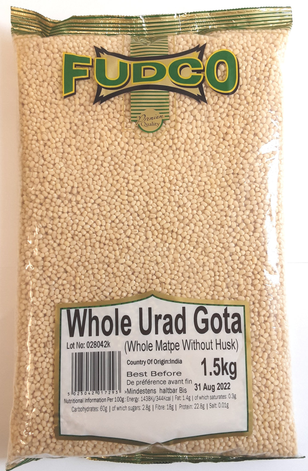 Fudco Whole Urad Gota 1.5kg
