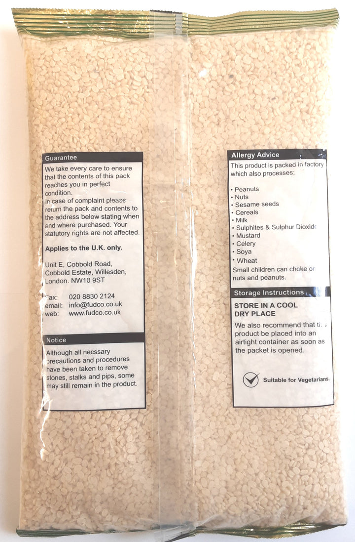 Fudco Lentils Urad Dall Washed 1.5kg - ExoticEstore