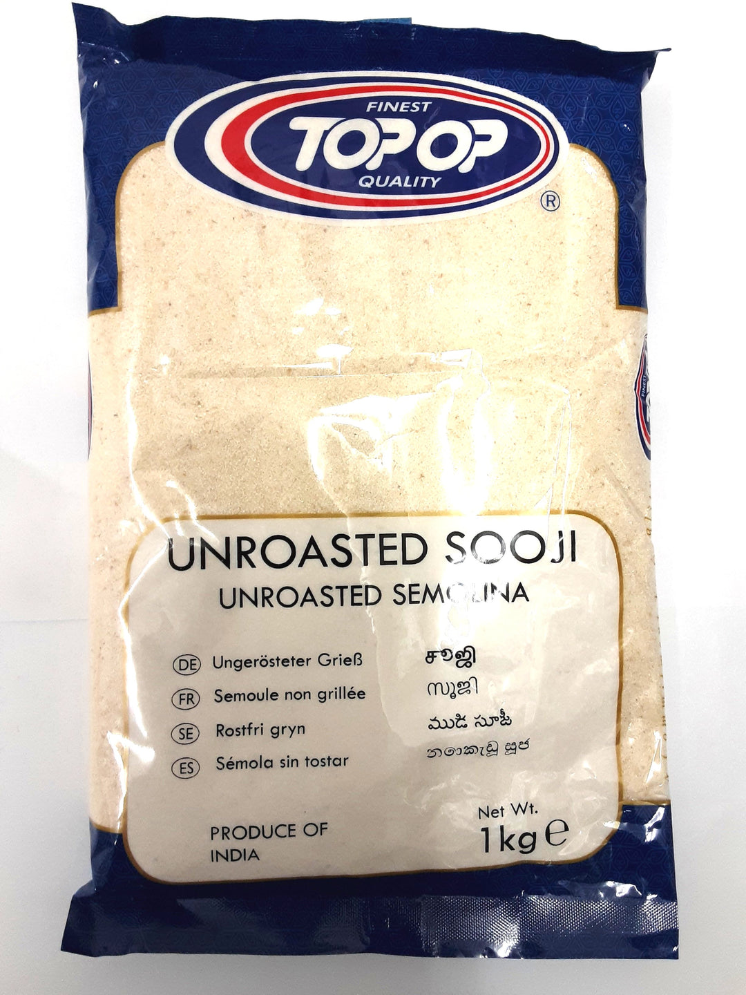 Top Op Semolina Sooji Unroasted 1kg