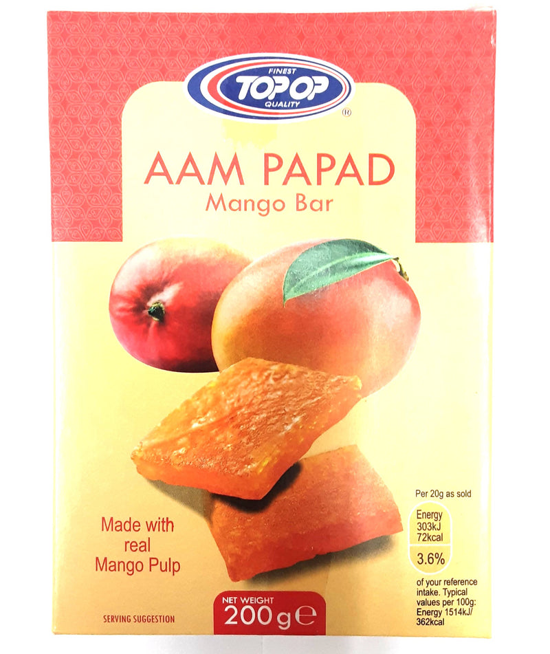 Top Op Aam Papad Mango Bar 200g