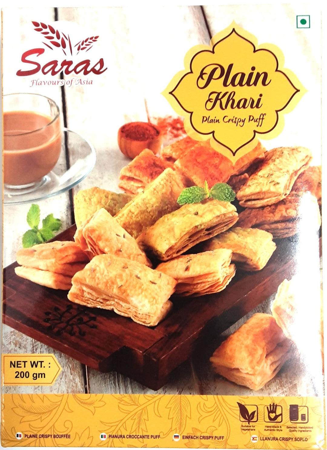 Saras Plain Khari 200g - ExoticEstore