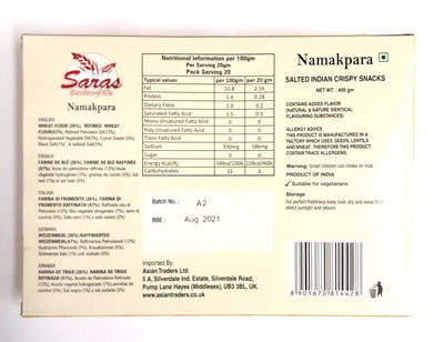 Saras Namakpara 400g