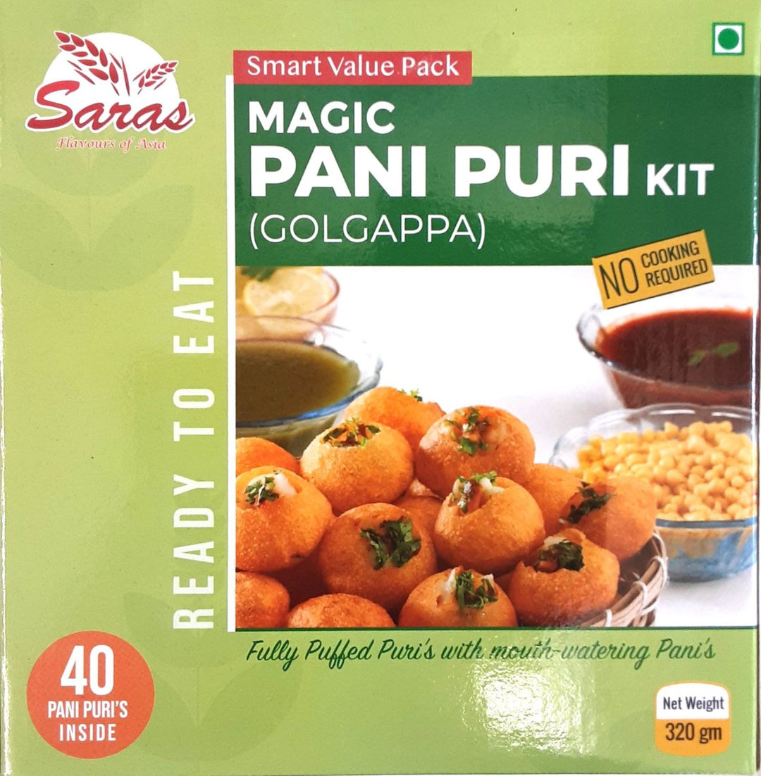 Saras Pani Puri Golgappa Kit 40pcs - ExoticEstore