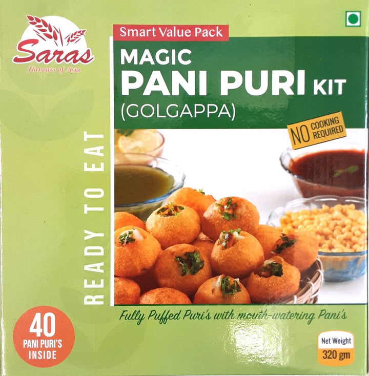 Saras Pani Puri Golgappa Kit 40pcs - ExoticEstore