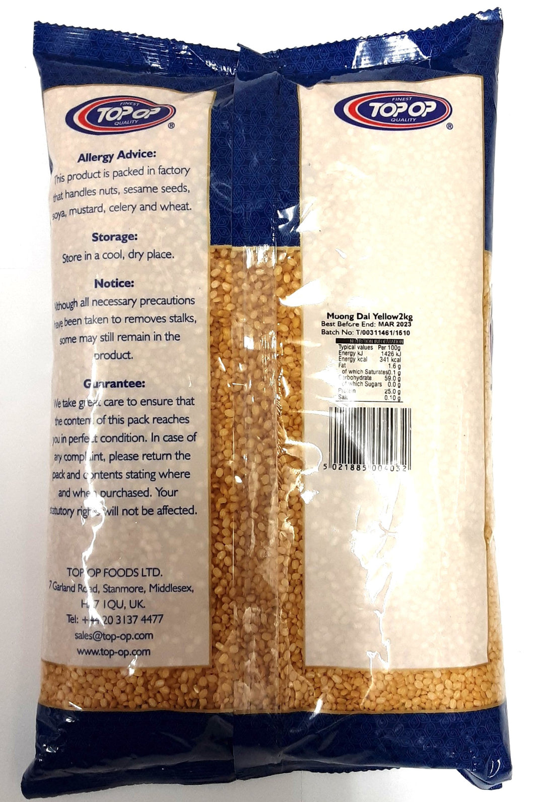 Top Op Moong Dal Yellow 2kg