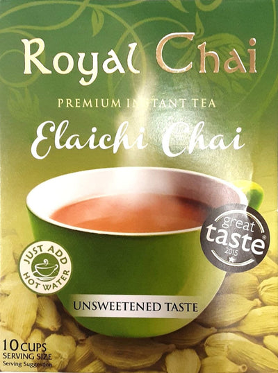 Royal Instant Cardamom Elaichi Chai Tea Unsweetened 10 Serving 220g