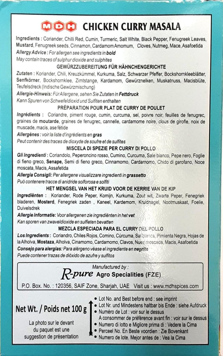 MDH Chicken Curry Masala 100g