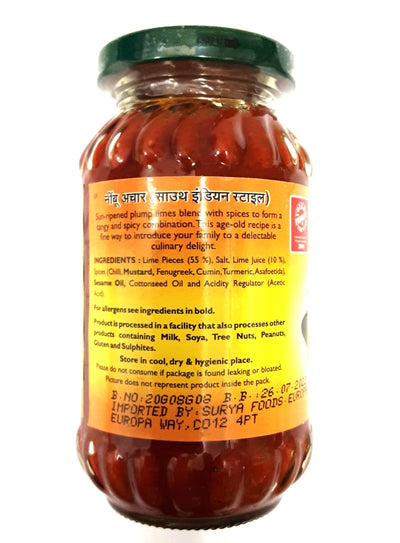 Mothers Lime Pickle South Indian Style 300g