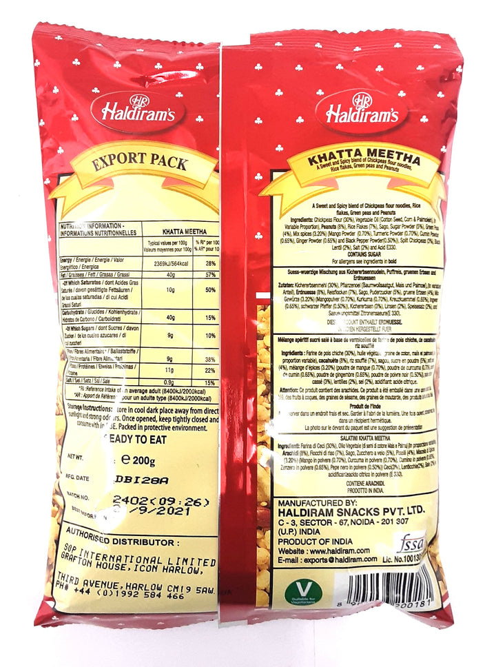 Haldiram's Khatta Meetha 200g - ExoticEstore