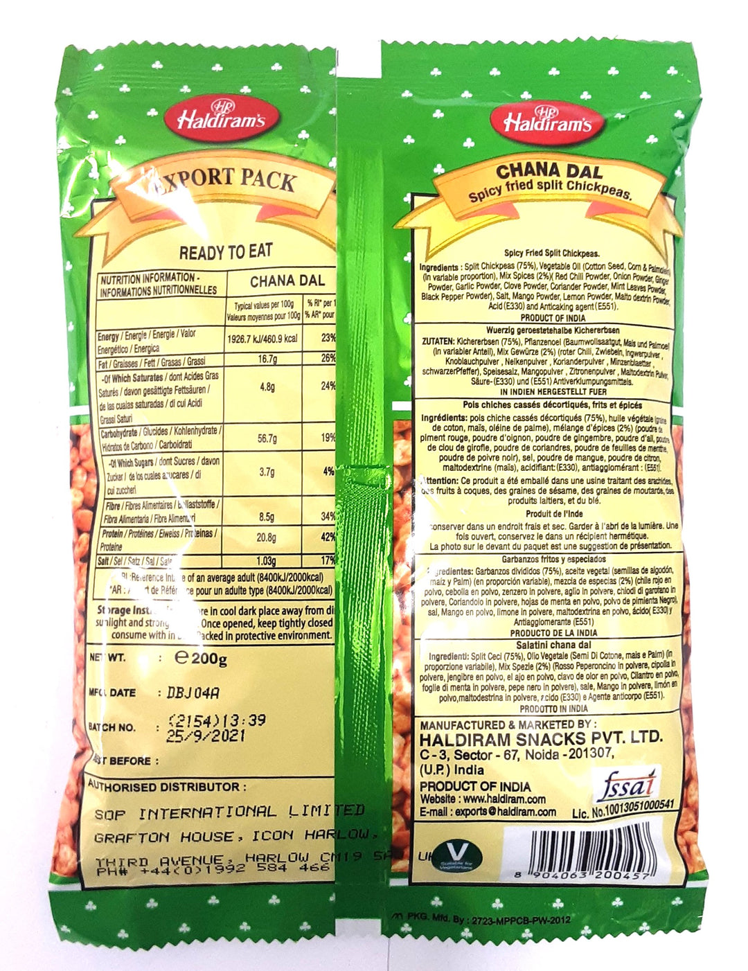 Haldirams Chana Dal 200g