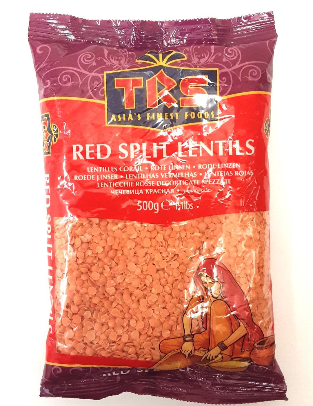 TRS Red Split Lentils 500g