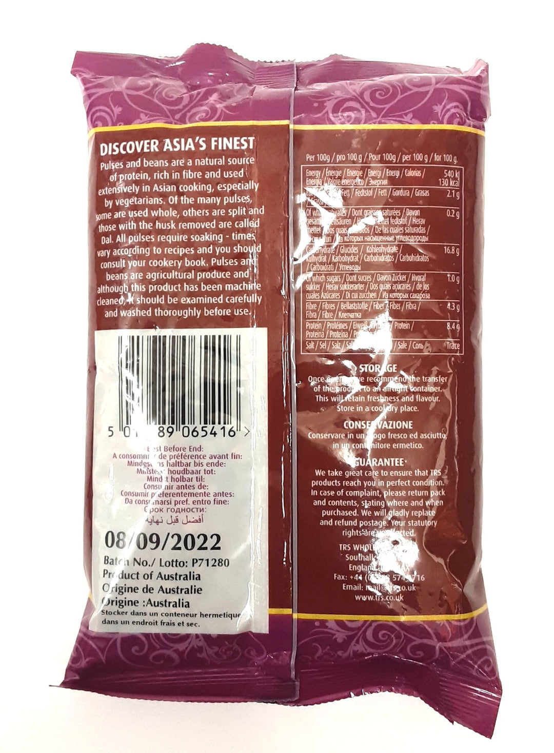 TRS Chick Peas Kala Chana 500g