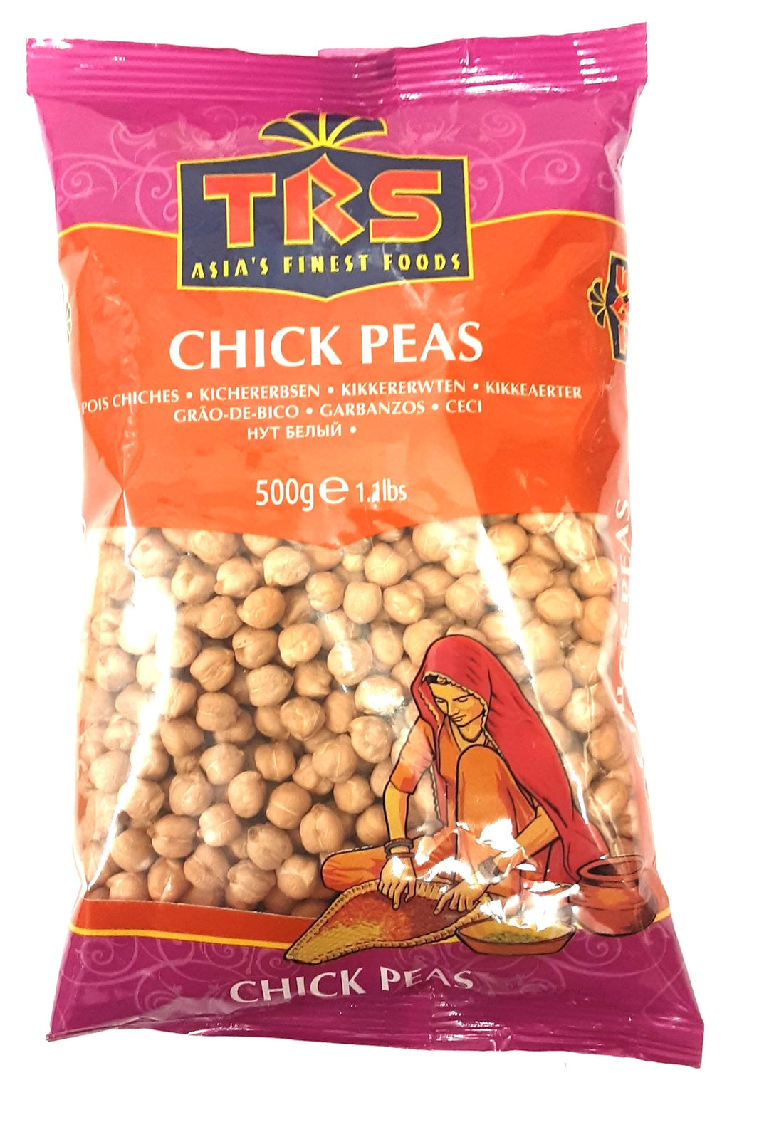 TRS Chick Peas White Chana 500g