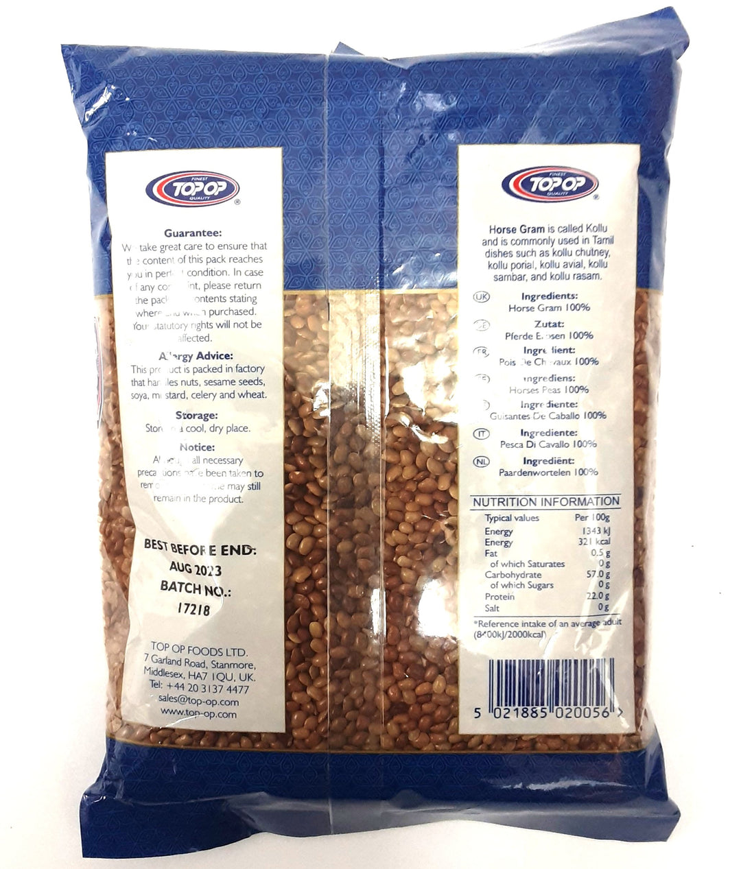 Top Op Horse Gram Kulthi 1kg