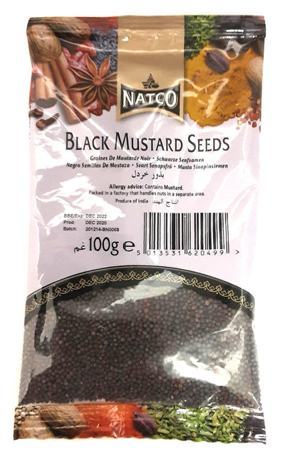 Natco Black Mustard Seeds 100g
