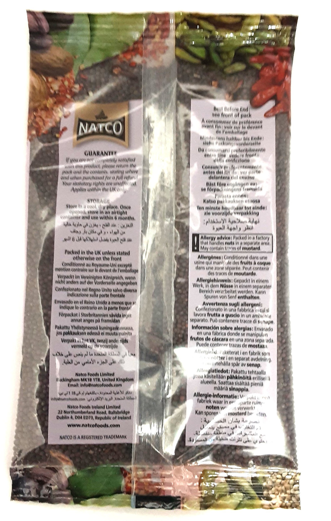 Natco Black Mustard Seeds 100g