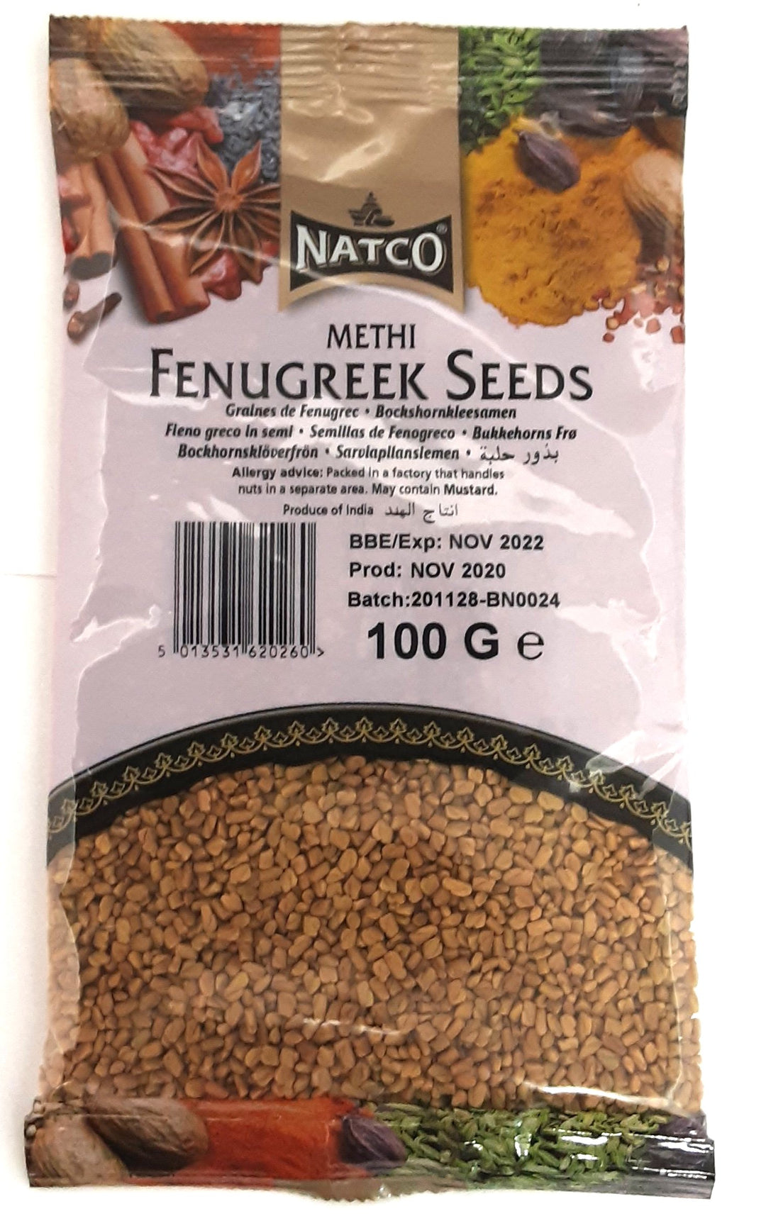 Natco Methi Fenugreek Seeds 100g